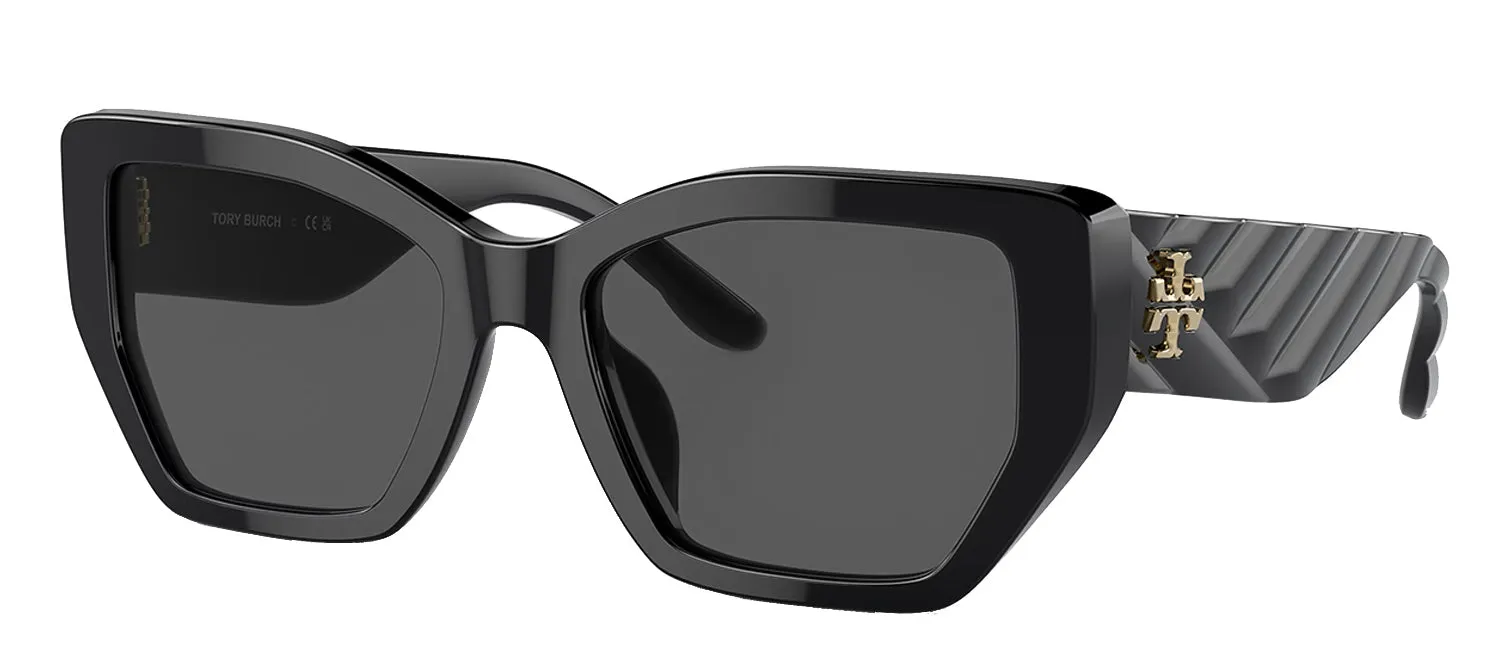 Tory Burch TY 7187U 170987 Irregular Plastic Black Sunglasses with Grey Lens sold by Gaffos product image thumbnail 2