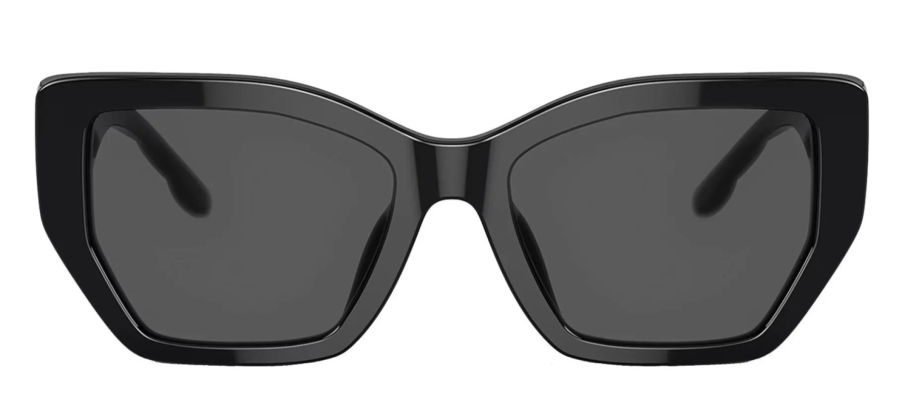 Tory Burch TY 7187U 170987 Irregular Plastic Black Sunglasses with Grey Lens sold by Gaffos