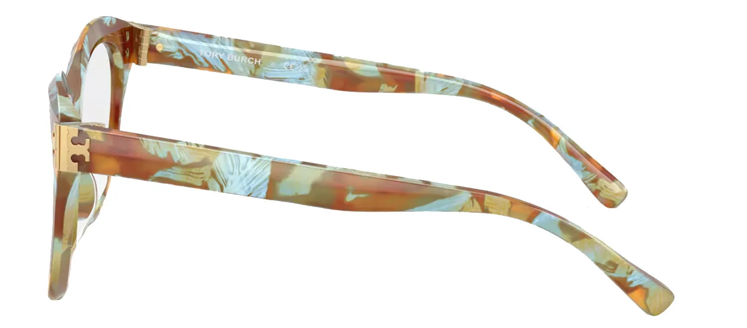 Tory Burch TY 2154U 2017 Phantos Plastic Tortoise Eyeglasses with Logo Stamped Demo Lenses sold by Gaffos product image thumbnail 3