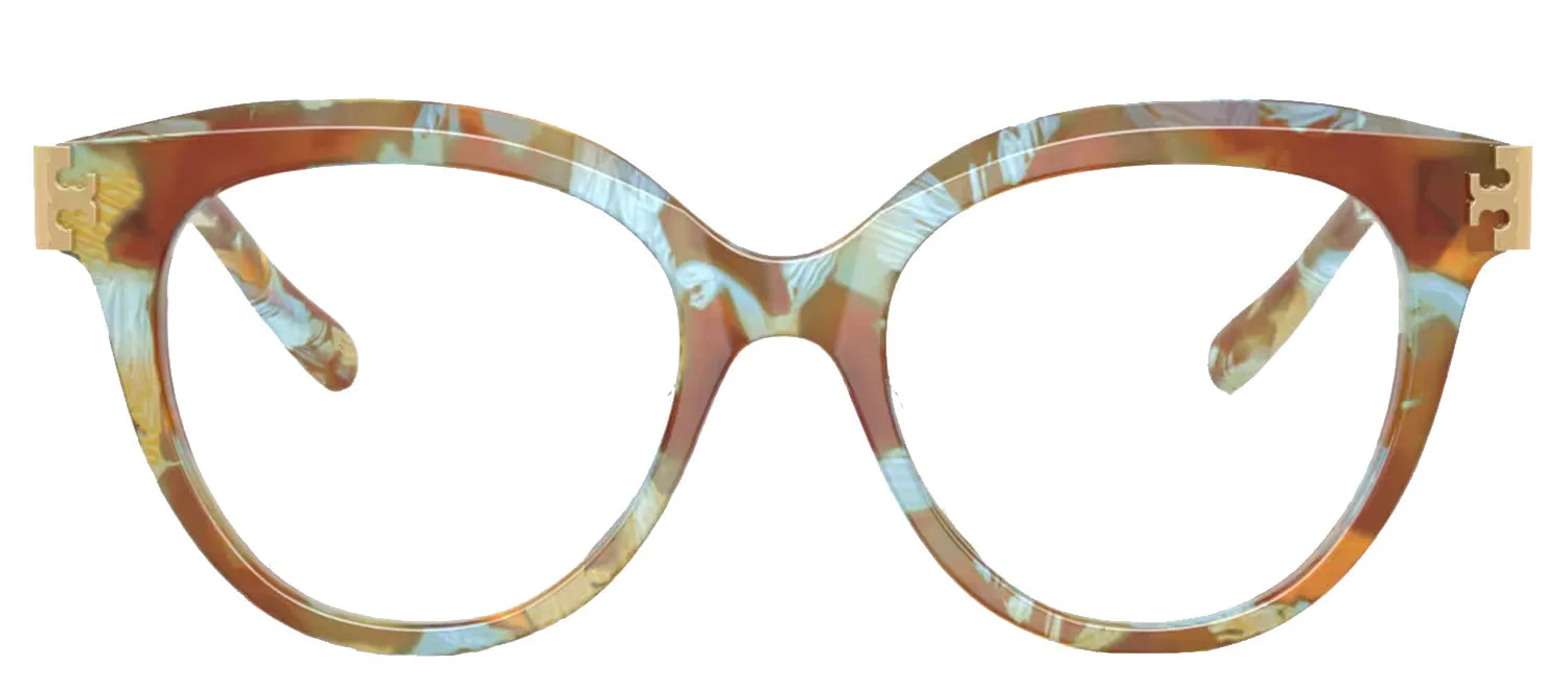 Tory Burch TY 2154U 2017 Phantos Plastic Tortoise Eyeglasses with Logo Stamped Demo Lenses sold by Gaffos