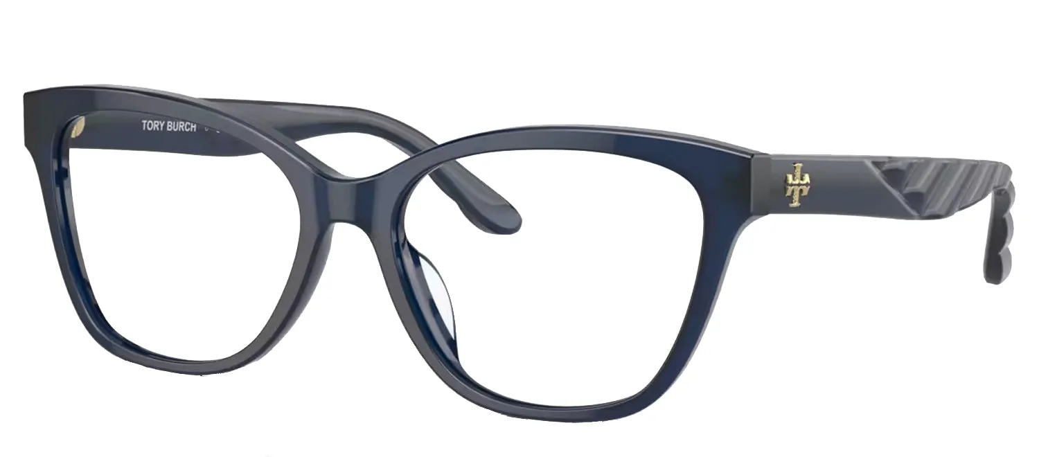 Tory Burch TY 2132U 1656 Rectangle Plastic Blue Eyeglasses with Logo Stamped Demo Lenses sold by Gaffos product image thumbnail 2