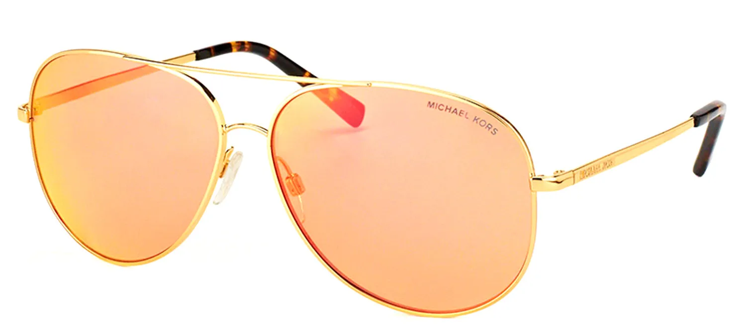 Michael Kors Kendall MK 5016 1024F6 Aviator Metal Gold Sunglasses with Orange Flash Lens sold by Gaffos product image thumbnail 2
