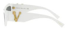 Versace VE 4383 532787 Cat-Eye Plastic White Sunglasses with Gray Lens sold by Gaffos