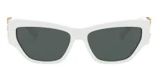 Versace VE 4383 532787 Cat-Eye Plastic White Sunglasses with Gray Lens sold by Gaffos