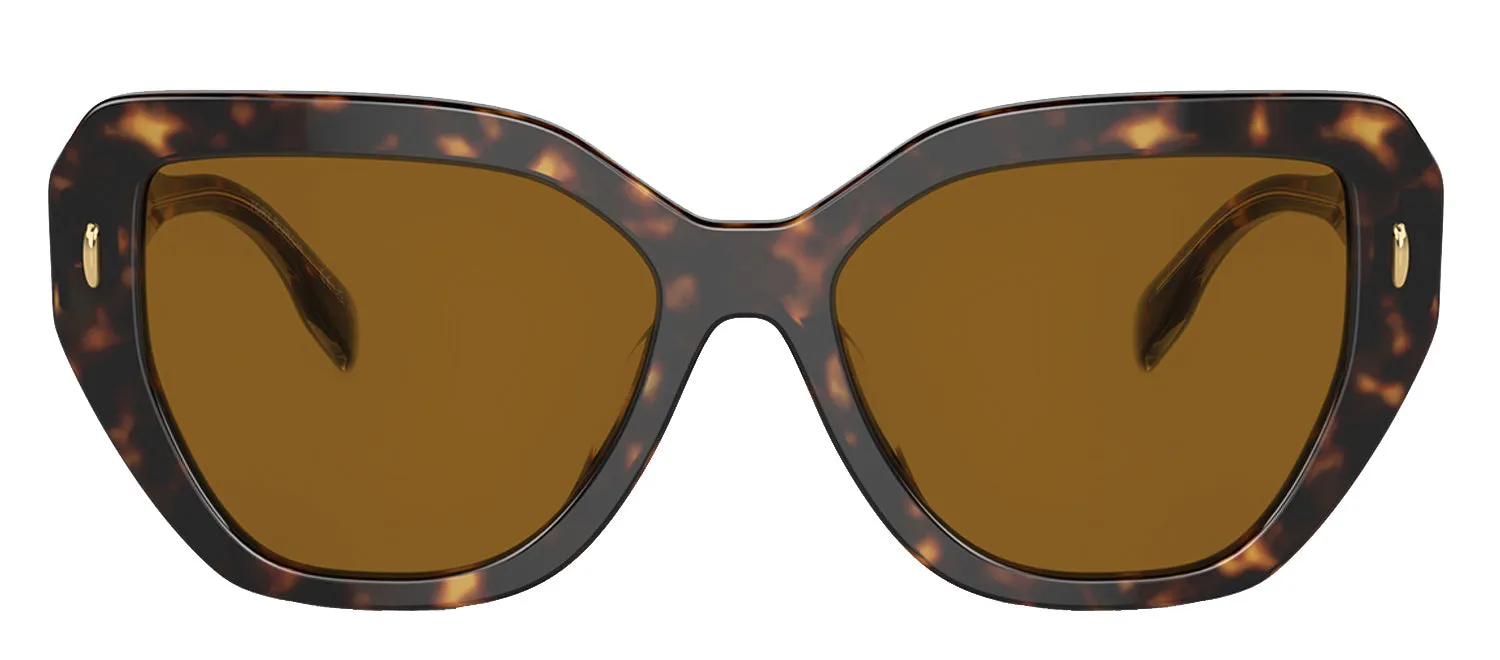 Tory Burch TY 7194U 172883 Cat Eye Acetate Dark Tortoise Sunglasses with Dark Brown Polarized Lens sold by Gaffos