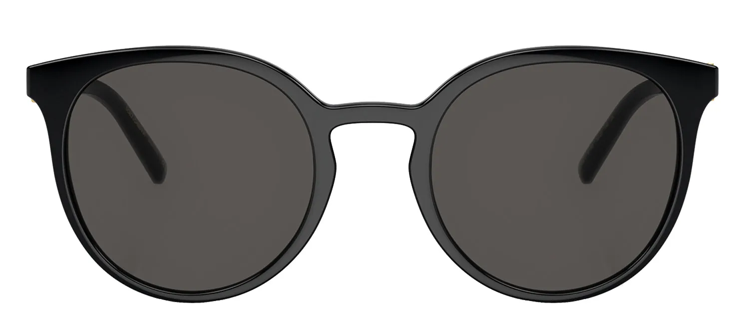 Dolce & Gabbana DG 6189U 501/87 Wayfarer Injected Black Sunglasses with Dark Gray Lens sold by Gaffos
