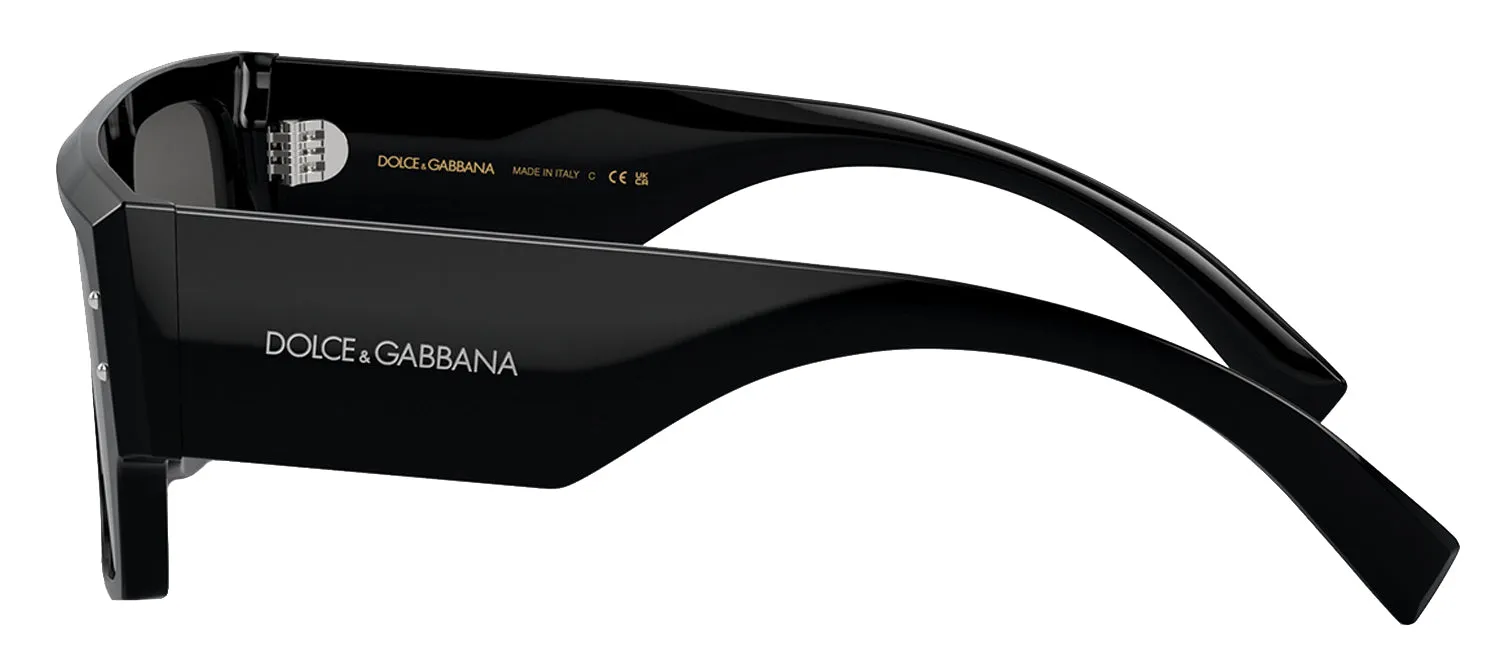 Dolce & Gabbana DG 4459 501/87 Square Acetate Black Sunglasses with Dark Grey Lens sold by Gaffos product image thumbnail 3