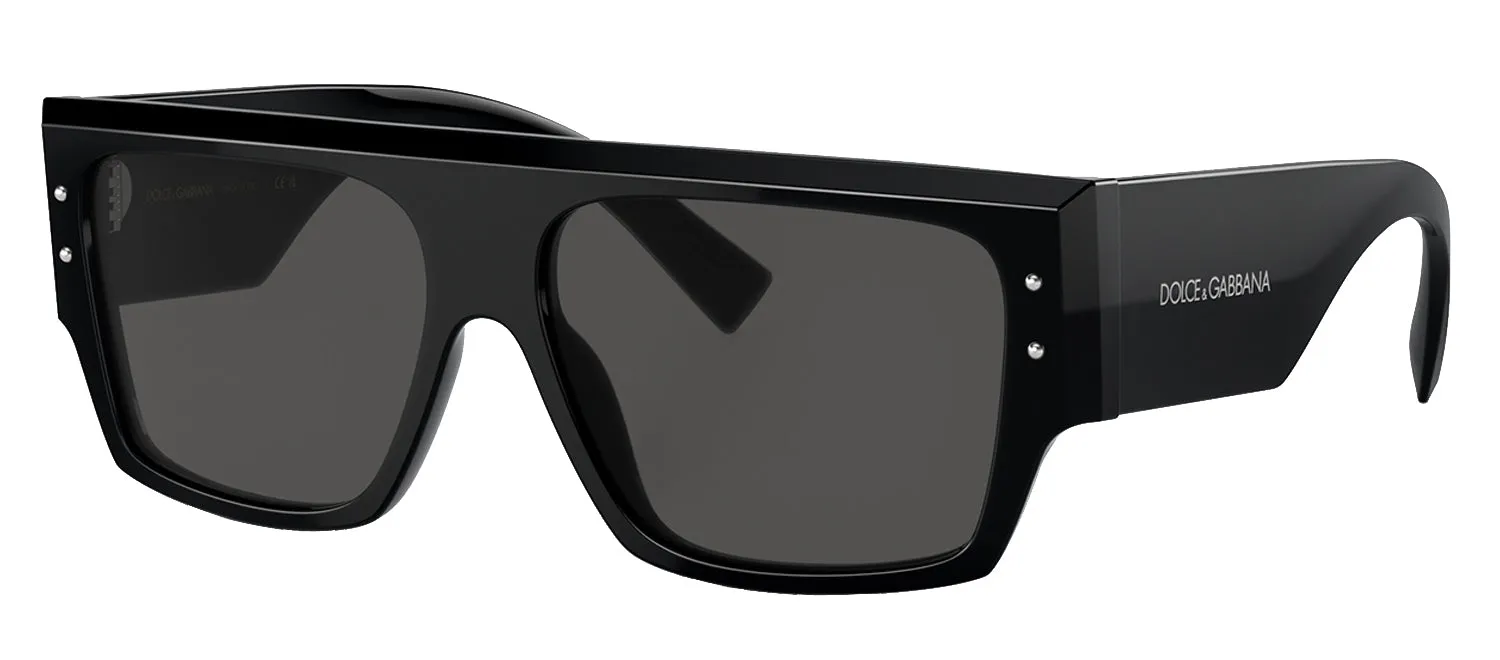 Dolce & Gabbana DG 4459 501/87 Square Acetate Black Sunglasses with Dark Grey Lens sold by Gaffos product image thumbnail 2