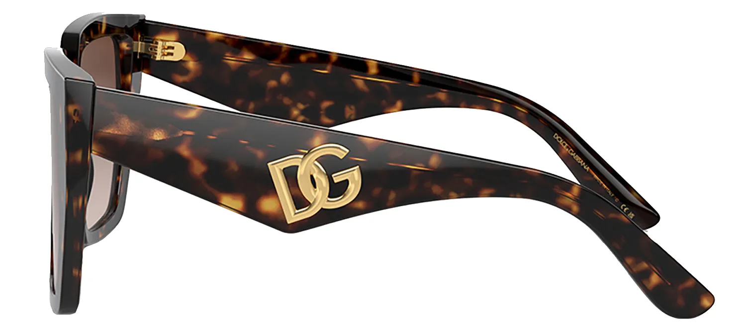 Dolce & Gabbana DG 4438 502/13 Butterfly Acetate Havana Sunglasses with Brown Gradient Lens sold by Gaffos product image thumbnail 3