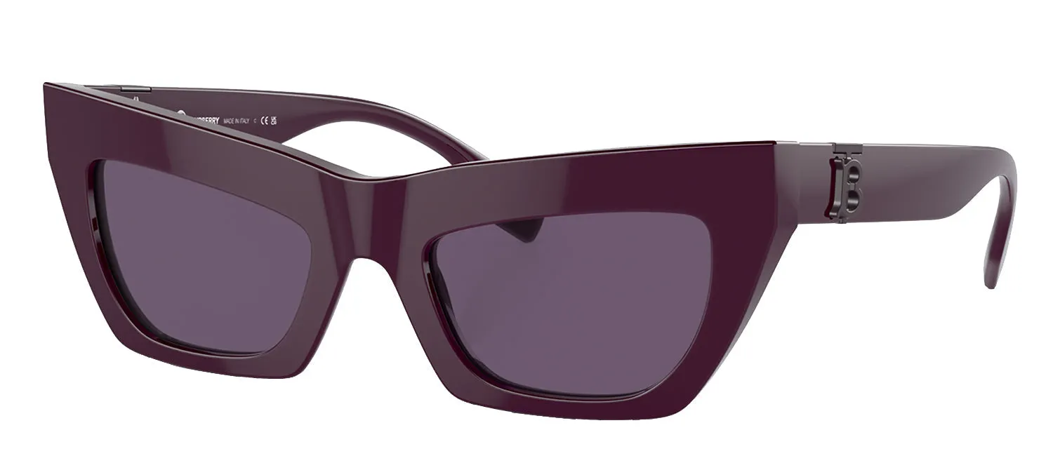 Burberry BE 4405 34001A Cat-Eye Acetate and Injected Violet Sunglasses with Violet Lens sold by Gaffos product image thumbnail 2