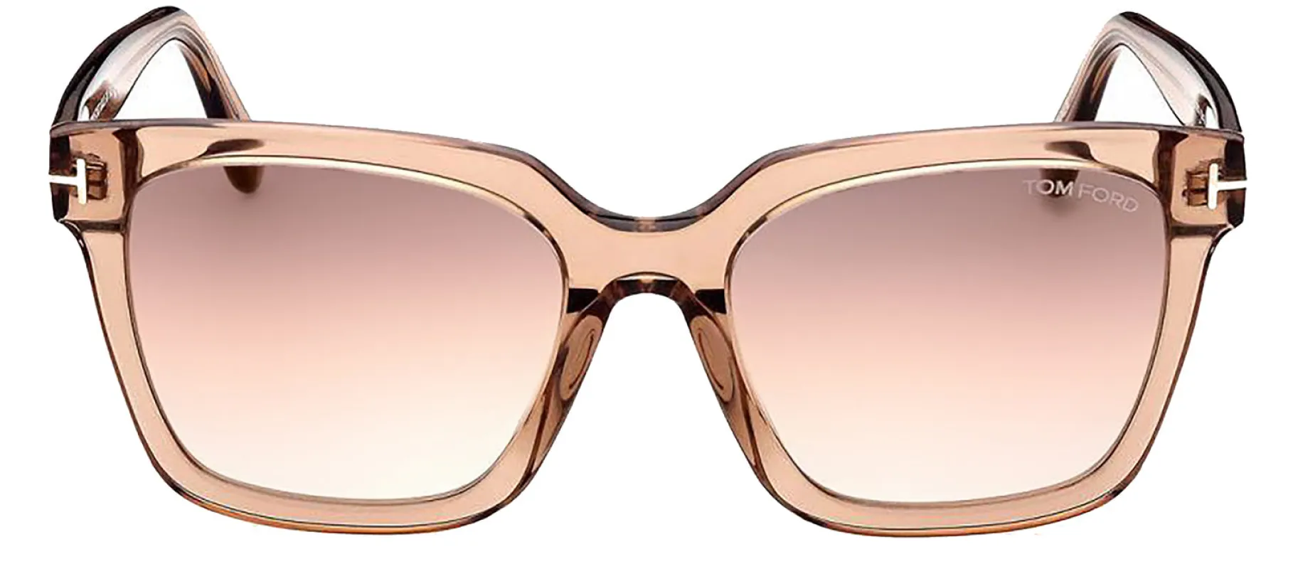 Tom Ford FT 0952 45G Square Plastic Pink Sunglasses with Brown Gradient Lens sold by Gaffos