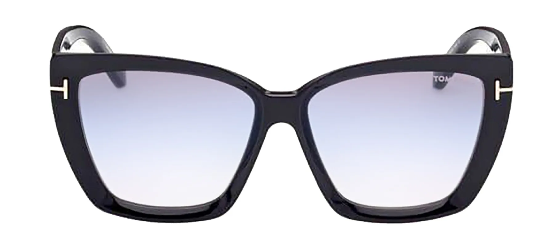 Tom Ford FT 0920 01B Square Plastic Black Sunglasses with Blue Gradient Lens sold by Gaffos