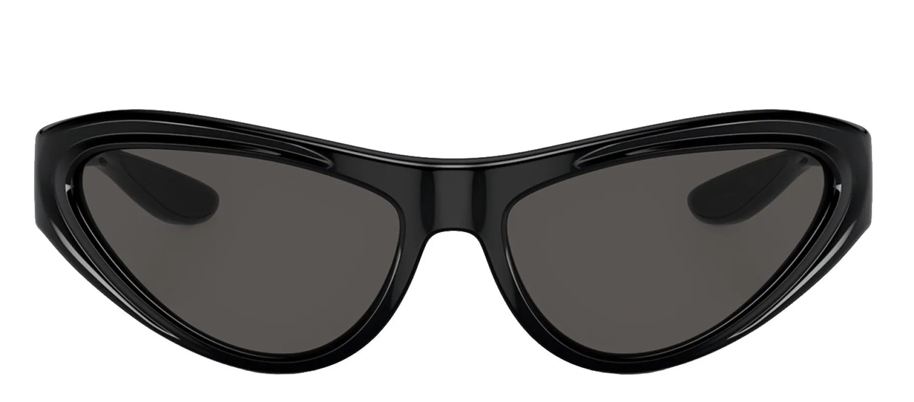 Dolce & Gabbana DG 6190 501/87 Cat Eye Injected Black Sunglasses with Dark Gray Lens sold by Gaffos