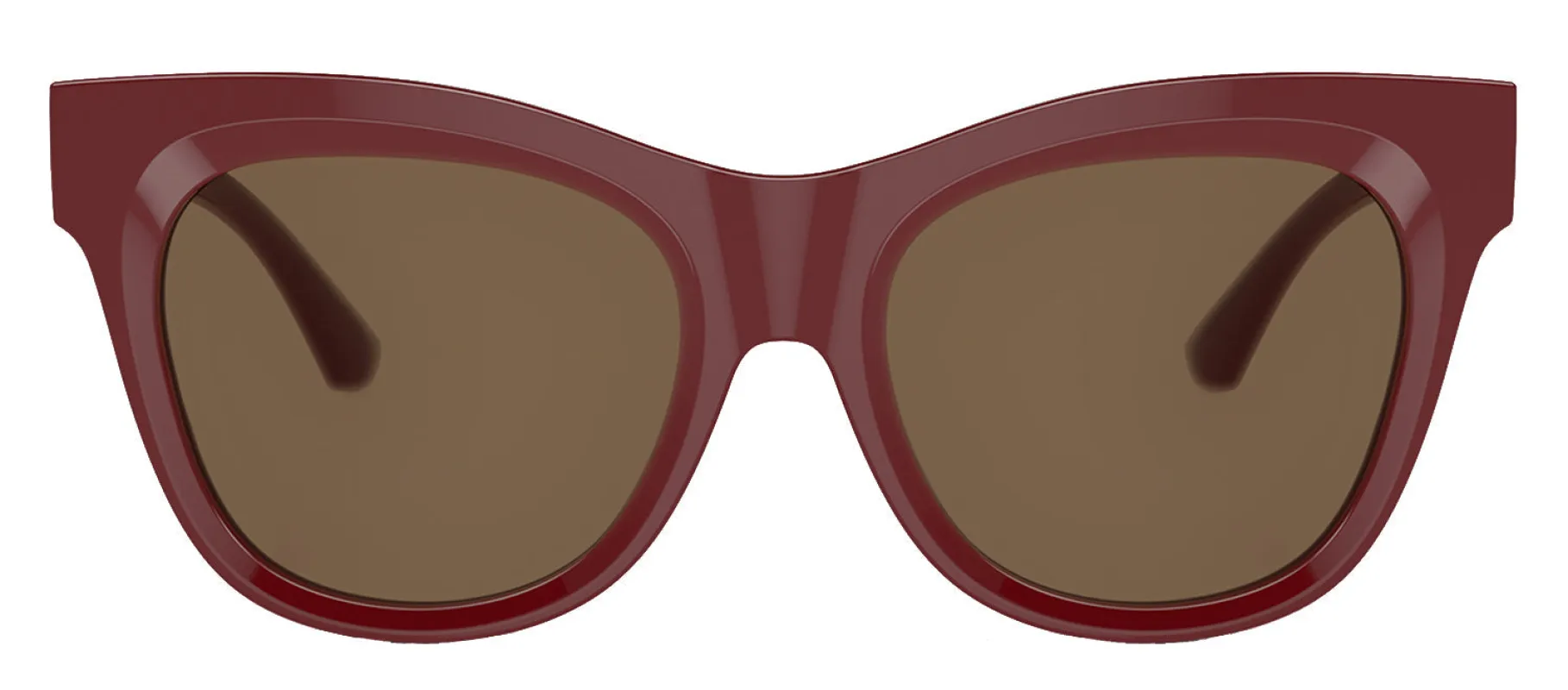 Burberry BE 4418 411973 Square Acetate Bordeaux Sunglasses with Dark Brown Lens sold by Gaffos