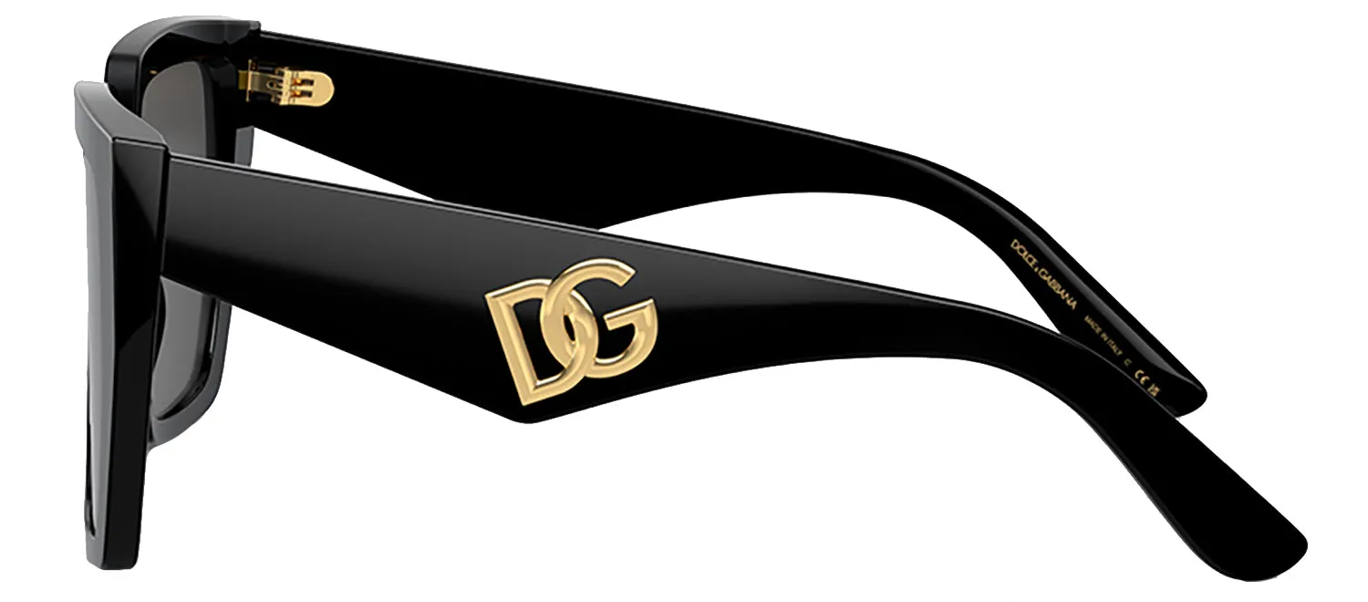 Dolce & Gabbana DG 4438 501/87 Butterfly Acetate Black Sunglasses with Dark Grey Lens sold by Gaffos product image thumbnail 3