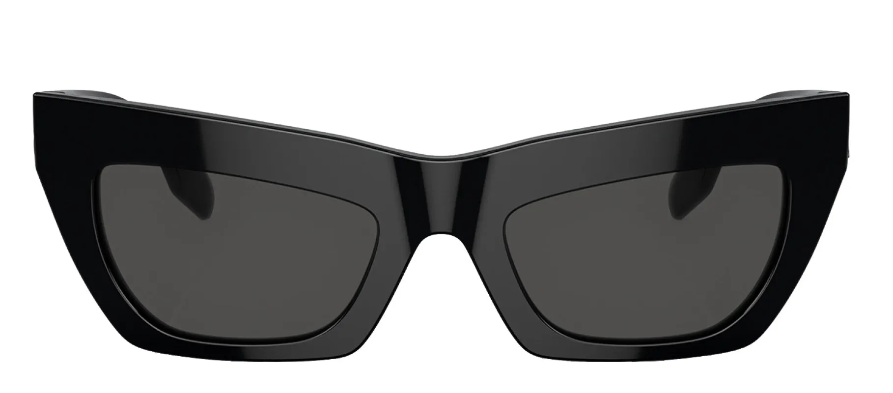 Burberry BE 4405 409387 Cat Eye Plastic Black Sunglasses with Dark Gray Lens sold by Gaffos