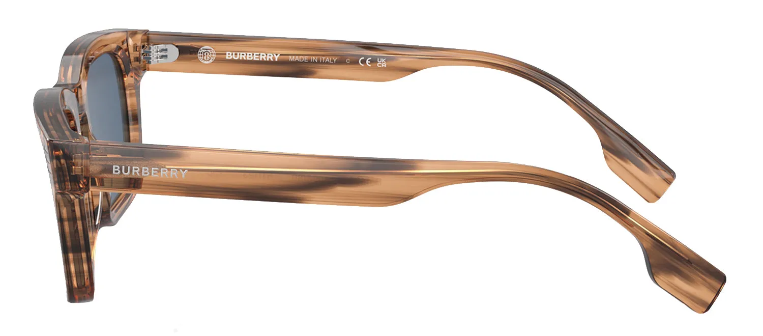 Burberry BE 4403 409680 Rectangular Acetate Brown Sunglasses with Blue Lens sold by Gaffos product image thumbnail 3
