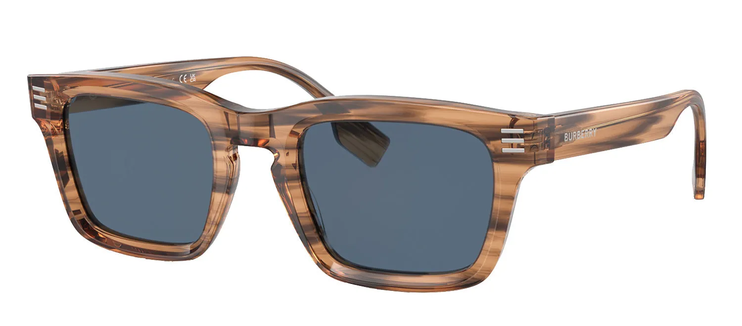 Burberry BE 4403 409680 Rectangular Acetate Brown Sunglasses with Blue Lens sold by Gaffos product image thumbnail 2