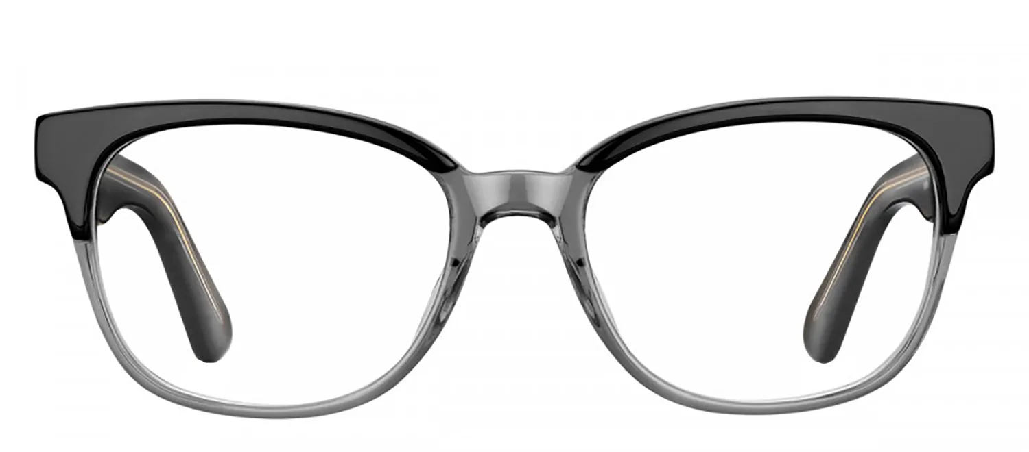 Kate Spade KS Carolanne 08A Rectangle Plastic Black Eyeglasses with Logo Stamped Demo Lenses sold by Gaffos