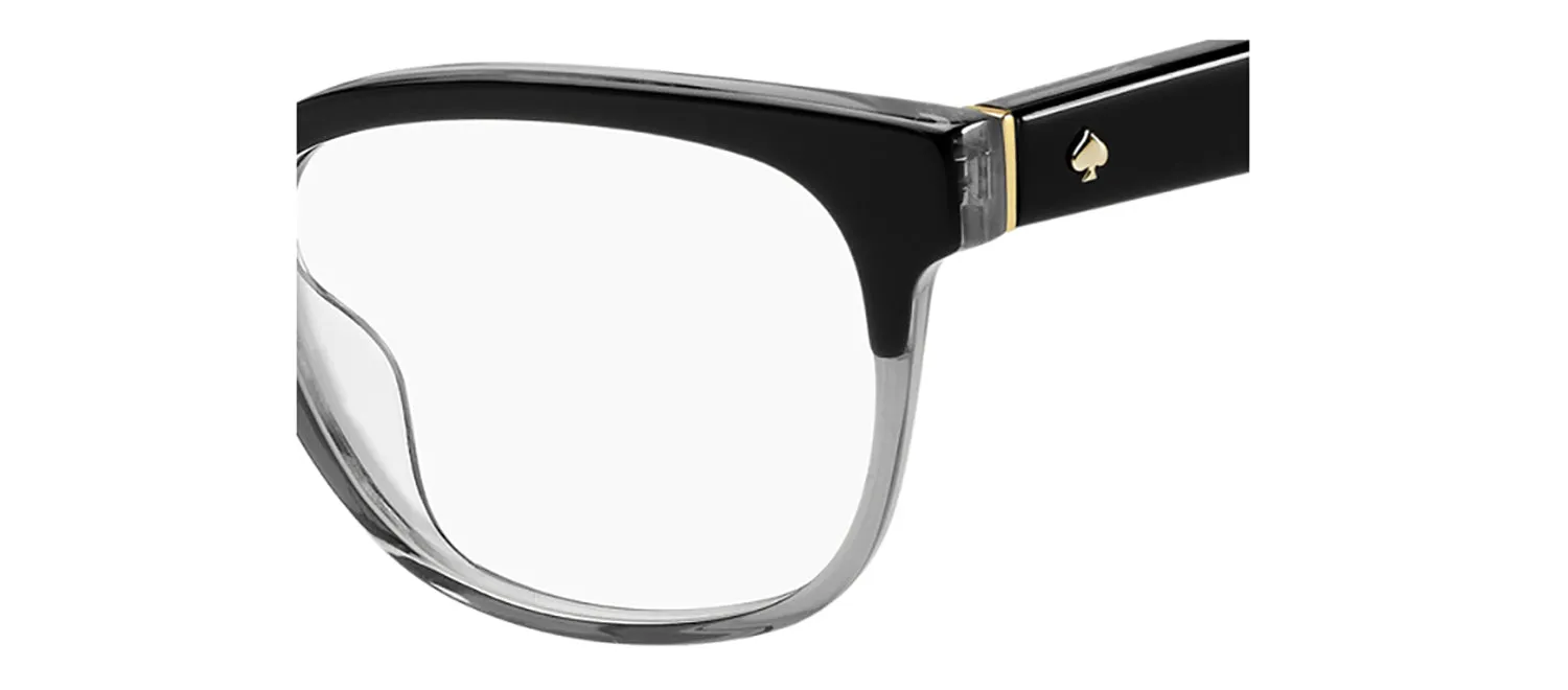 Kate Spade KS Carolanne 08A Rectangle Plastic Black Eyeglasses with Logo Stamped Demo Lenses sold by Gaffos product image thumbnail 3