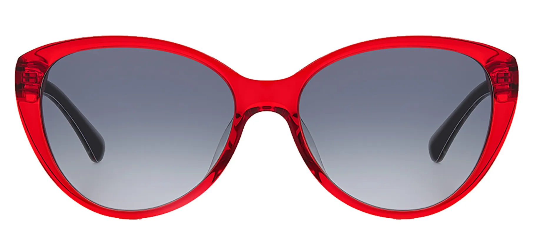 Kate Spade KS Visalia/G/S C94 Butterfly Plastic Red Sunglasses with Grey Gradient Lens sold by Gaffos