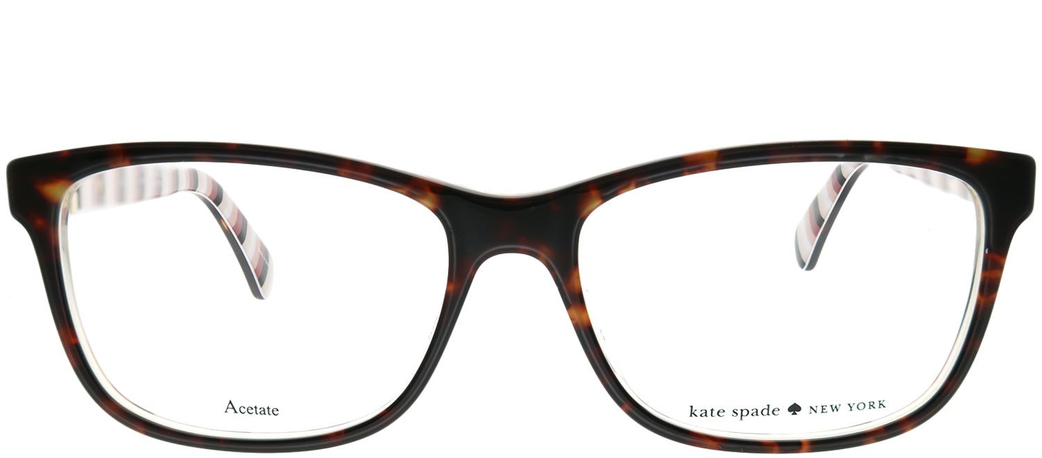 Kate Spade KS Calley 086 Rectangle Plastic Tortoise/ Havana Eyeglasses with Demo Lens sold by Gaffos