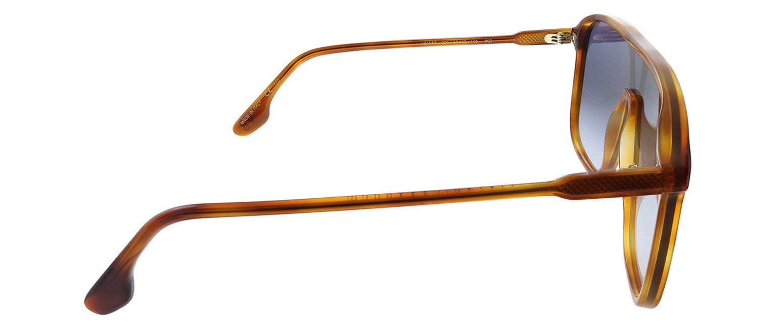 Victoria Beckham VB 156S 221 Pilot Plastic Havana Sunglasses with Blue Gradient Lens sold by Gaffos product image thumbnail 3