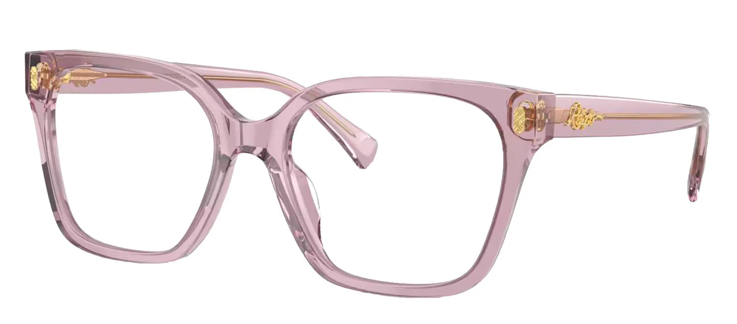 Ralph Lauren RA 7158U 6118 Square Plastic Purple Eyeglasses with Logo Stamped Demo Lenses sold by Gaffos product image thumbnail 2