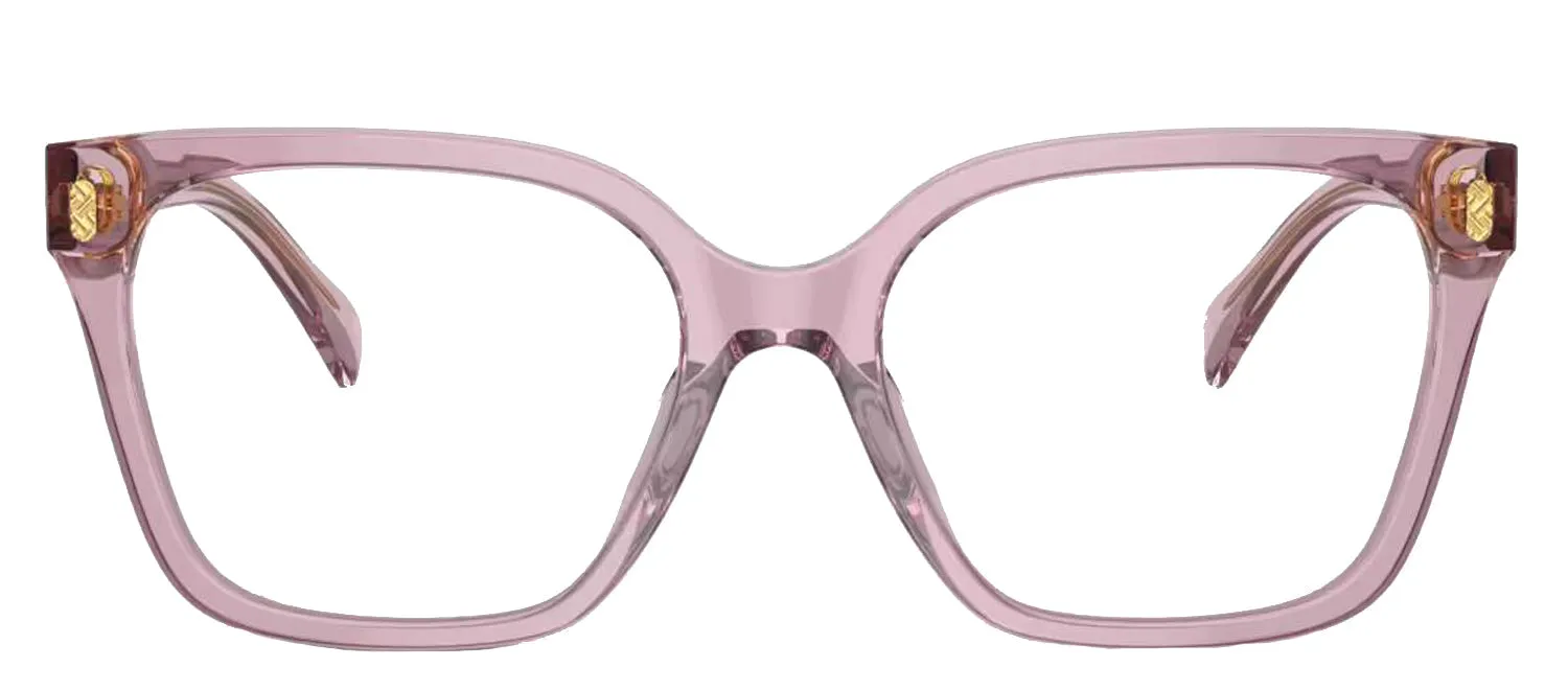 Ralph Lauren RA 7158U 6118 Square Plastic Purple Eyeglasses with Logo Stamped Demo Lenses sold by Gaffos