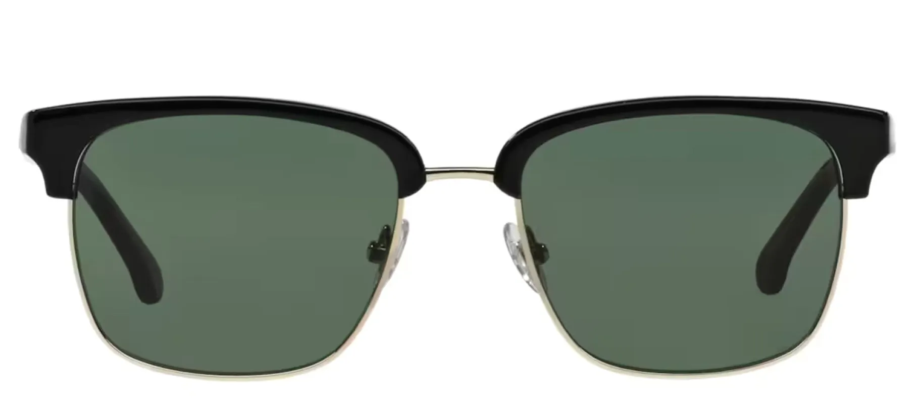 Brooks Brothers BB 4021 600071 Square Metal Black Sunglasses with Green Lens sold by Gaffos