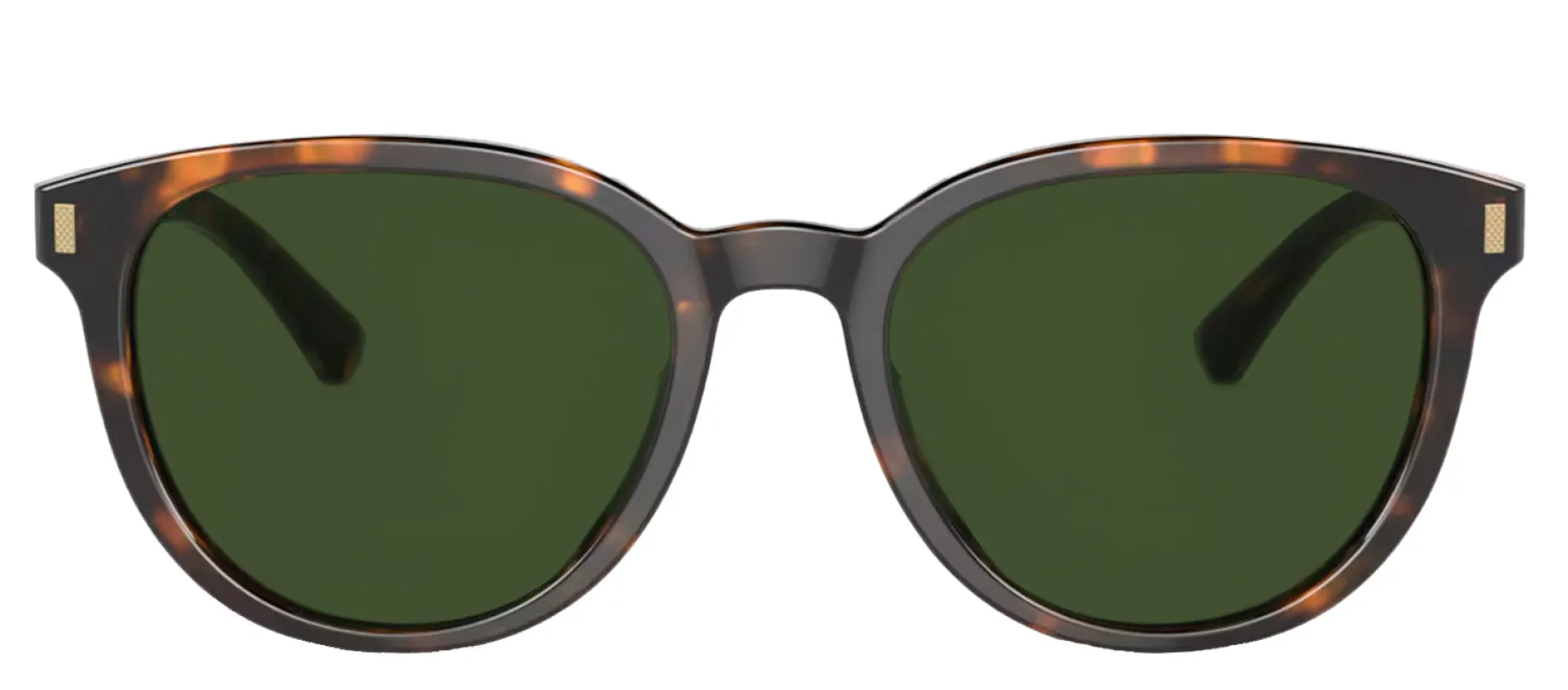 Brooks Brothers BB 5050U 616171 Round Plastic Tortoise Sunglasses with Green Lens made by Brooks Brothers