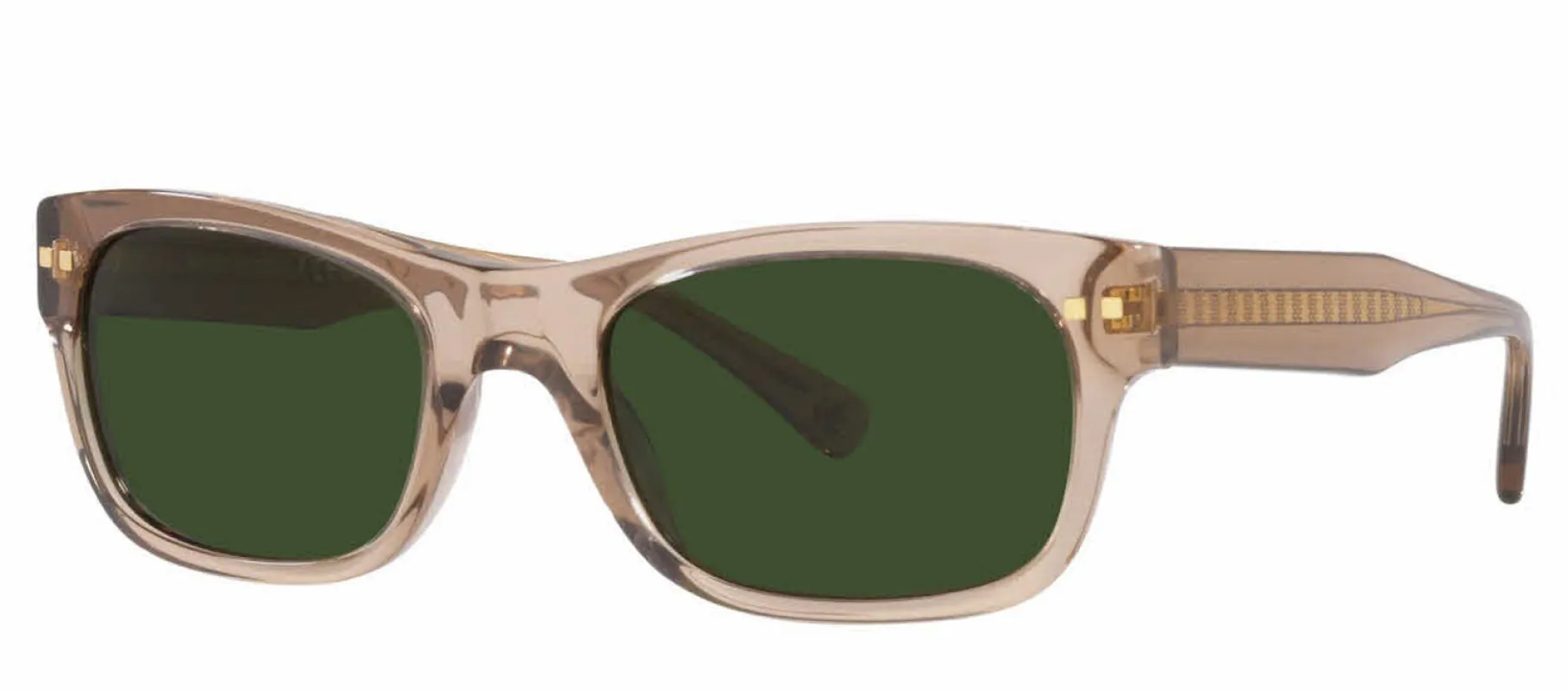 Brooks Brothers BB 5047 615571 Rectangle Plastic Brown Sunglasses with Green Lens sold by Gaffos