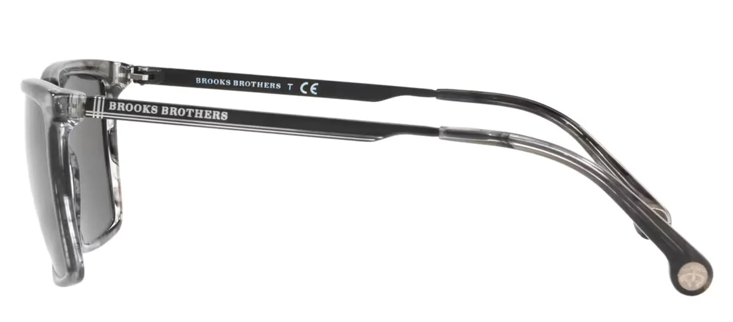 Brooks Brothers BB 5038S 614287 Rectangle Plastic Multicolor Sunglasses with Grey Lens sold by Gaffos product image thumbnail 3