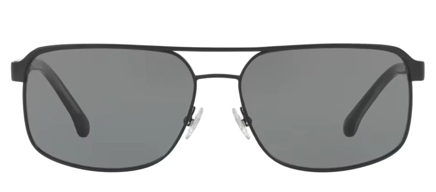 Brooks Brothers BB 4040S 167487 Pilot Metal Black Sunglasses with Grey Lens sold by Gaffos