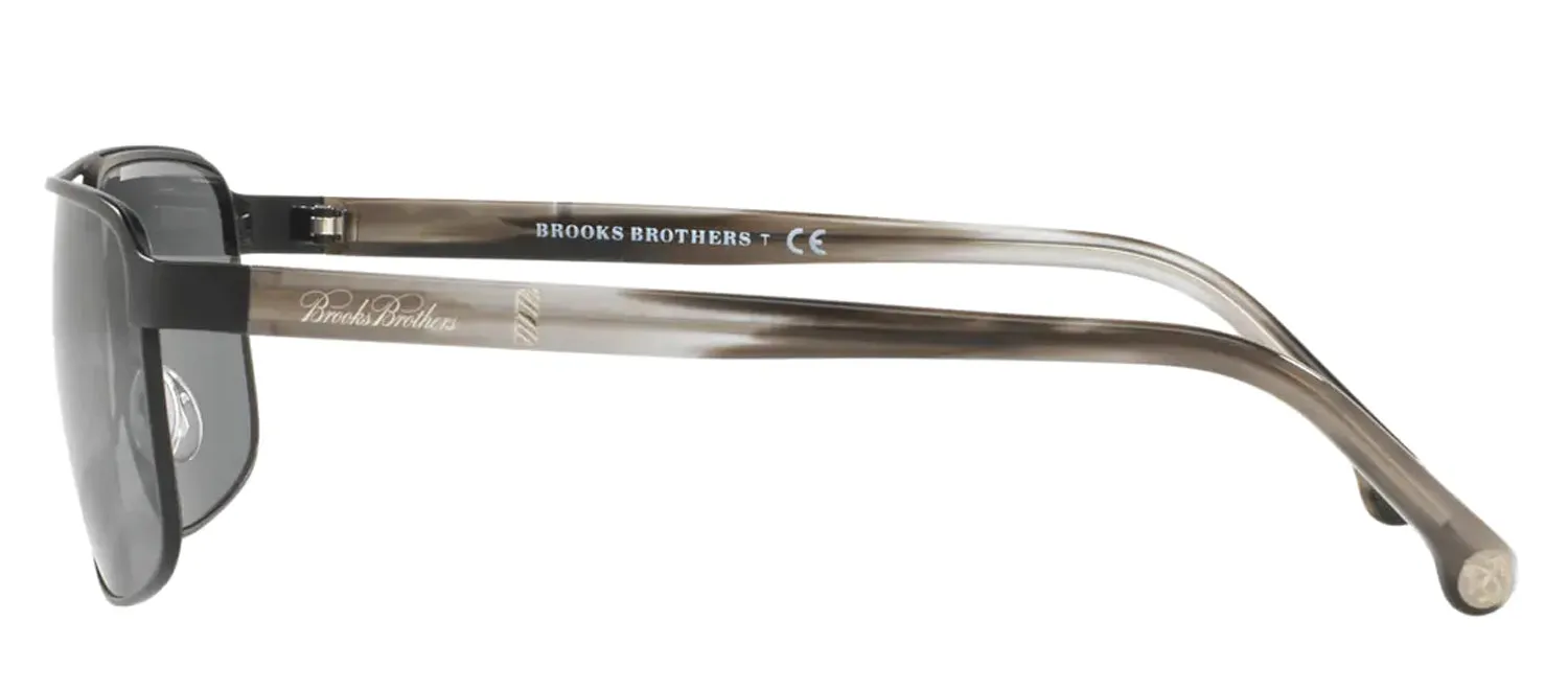 Brooks Brothers BB 4040S 167487 Pilot Metal Black Sunglasses with Grey Lens sold by Gaffos product image thumbnail 3