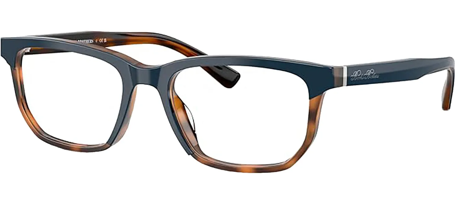 Brooks Brothers BB 2074U 6163 Rectangle Plastic Tortoise Eyeglasses with Logo Stamped Demo Lenses sold by Gaffos product image thumbnail 2