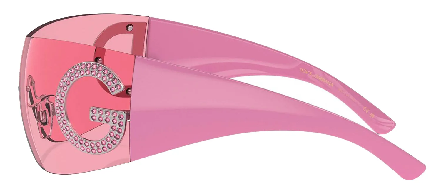 DOLCE & GABBANA DG 2298B 05/84 Pillow Pink Metal Sunglasses with Pink Lens sold by Gaffos product image thumbnail 3