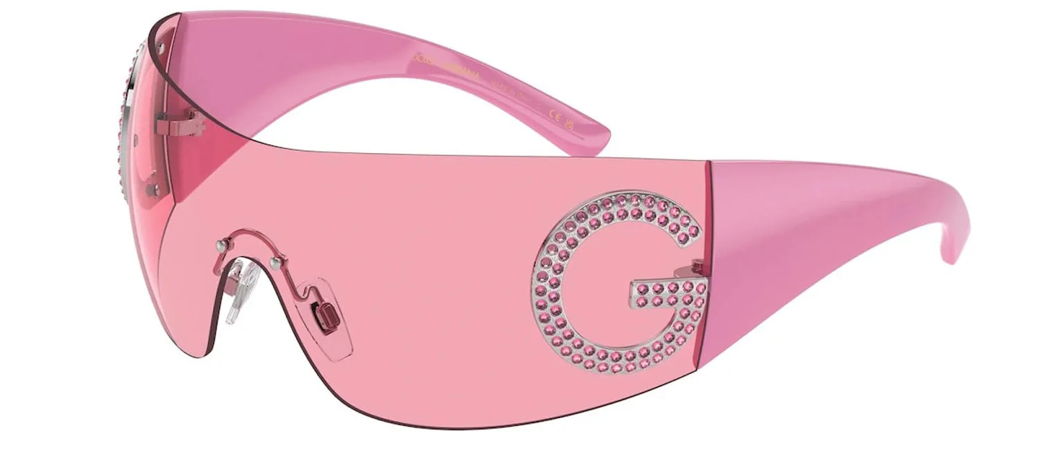 DOLCE & GABBANA DG 2298B 05/84 Pillow Pink Metal Sunglasses with Pink Lens sold by Gaffos product image thumbnail 2