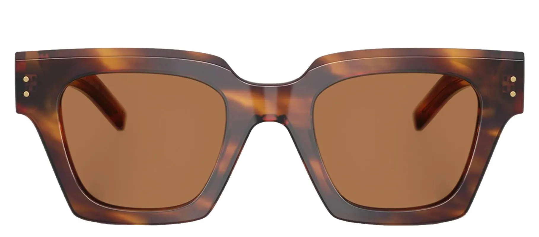DOLCE & GABBANA DG 4413 306373 Square Vintage Havana Acetate Sunglasses with Bronze Lens sold by Gaffos