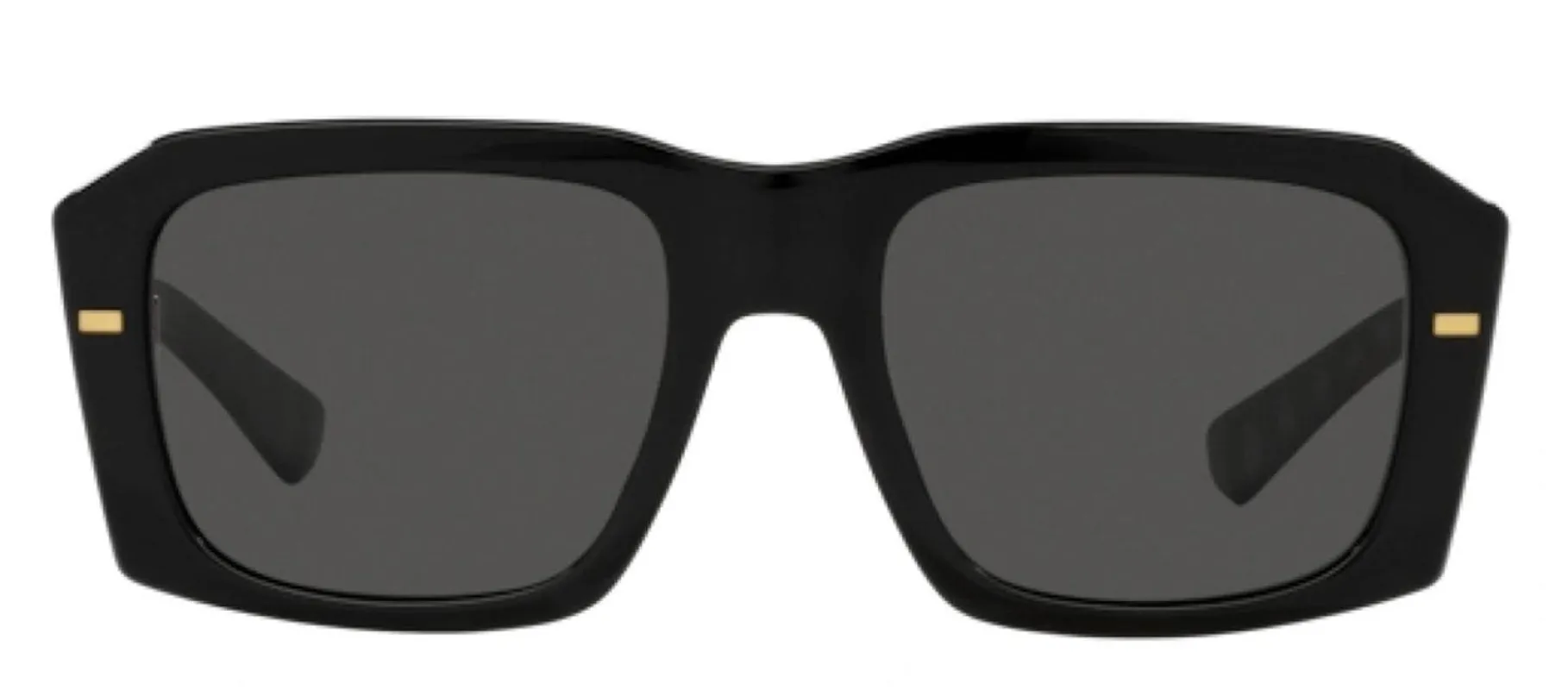 DOLCE & GABBANA DG 4430F 501/87 Square Black Acetate Sunglasses with Dark Grey Lens sold by Gaffos