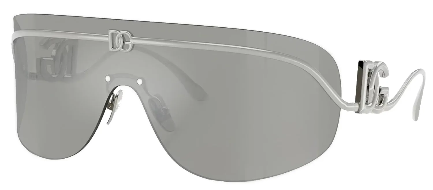 DOLCE & GABBANA DG 2320 05/6G Pillow Silver Metal Sunglasses with Grey Mirror Silver Lens sold by Gaffos product image thumbnail 2