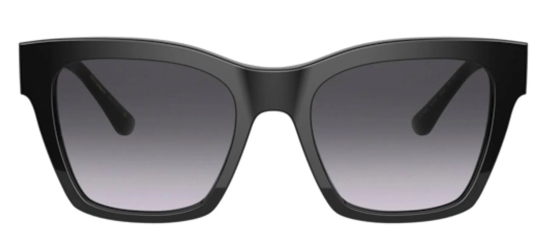 DOLCE & GABBANA DG 4384 501/8G Square Black Acetate Sunglasses with Grey Gradient Lens made by Dolce & Gabanna