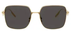DOLCE & GABBANA DG 2310 02/87 Square Gold Metal Sunglasses with Dark Grey Lens sold by Gaffos