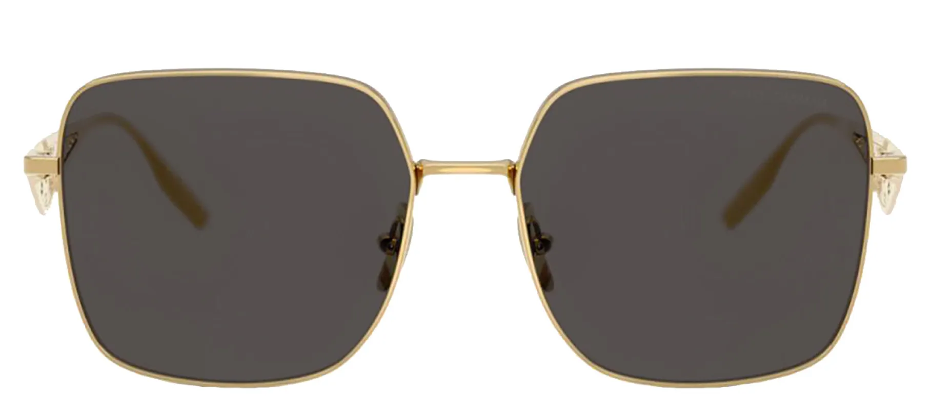 DOLCE & GABBANA DG 2310 02/87 Square Gold Metal Sunglasses with Dark Grey Lens sold by Gaffos