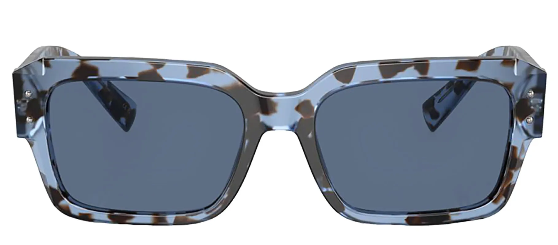 DOLCE & GABBANA DG 4460 339280 Square Havana Blue Acetate Sunglasses with Dark Blue Lens sold by Gaffos