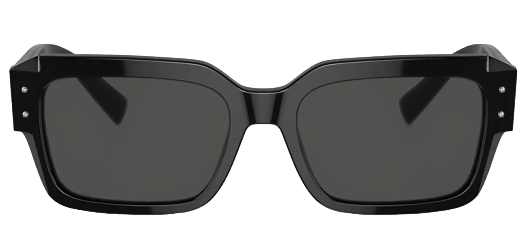 DOLCE & GABBANA DG 4460F 501/87 Square Black Acetate Sunglasses with Dark Grey Lens sold by Gaffos