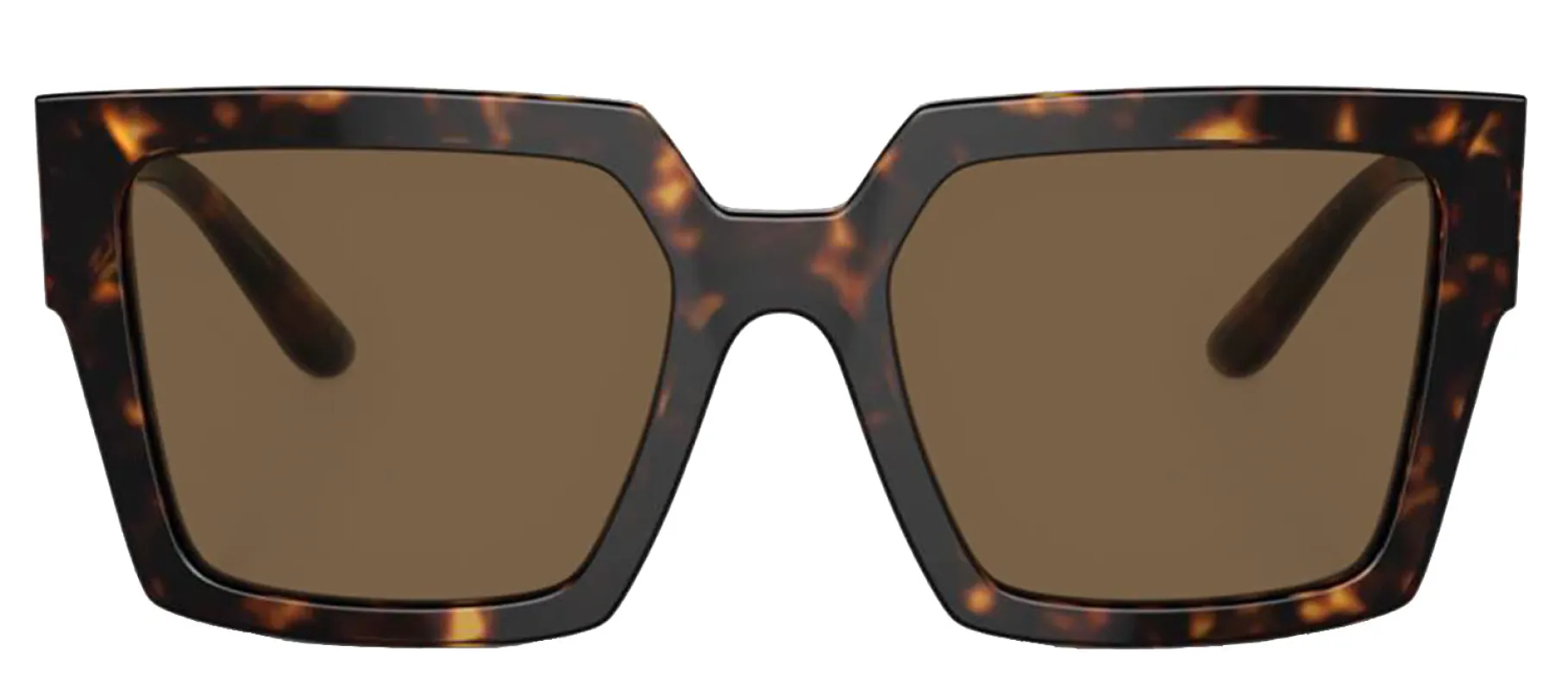 DOLCE & GABBANA DG 4446B 502/73 Square Havana Acetate Sunglasses with Dark Brown Lens sold by Gaffos