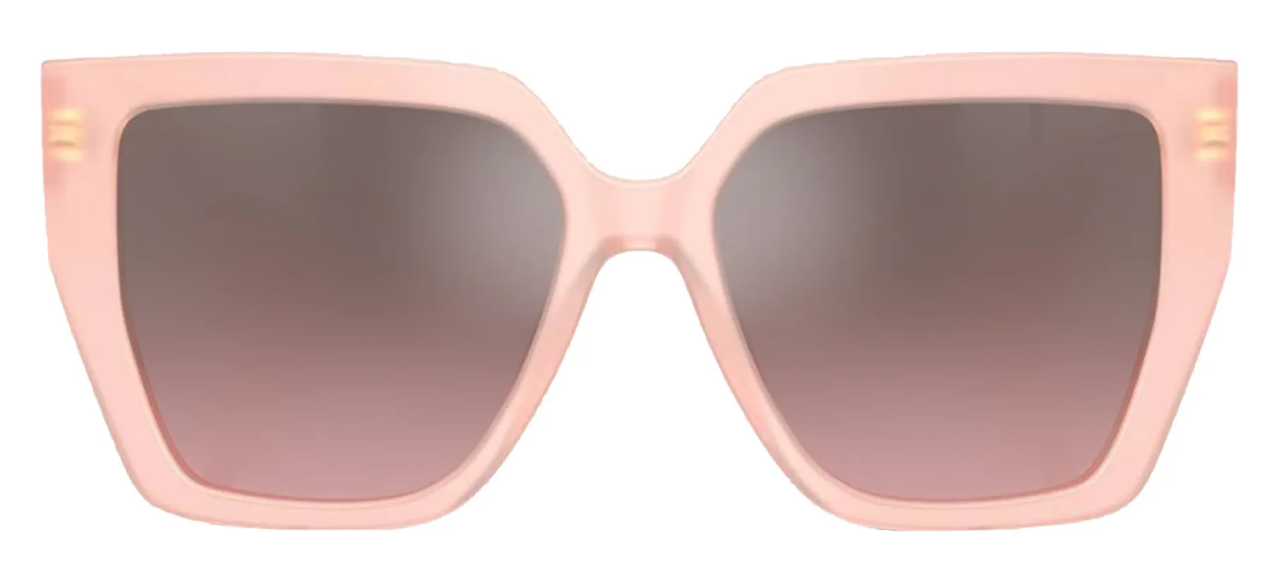 DOLCE & GABBANA DG 4438 33847E Square Opal Pink Acetate Sunglasses with Pink Mirror Silver Gradient Lens sold by Gaffos