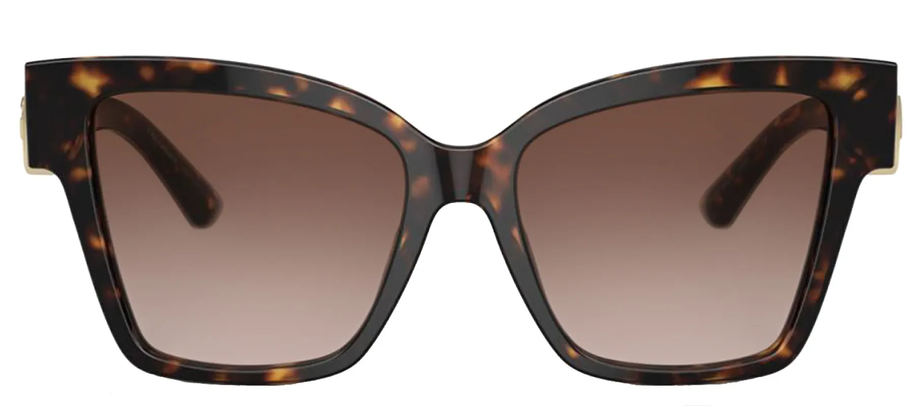 DOLCE & GABBANA DG 4470F 502/13 Square Havana Acetate Sunglasses with Brown Gradient Lens sold by Gaffos