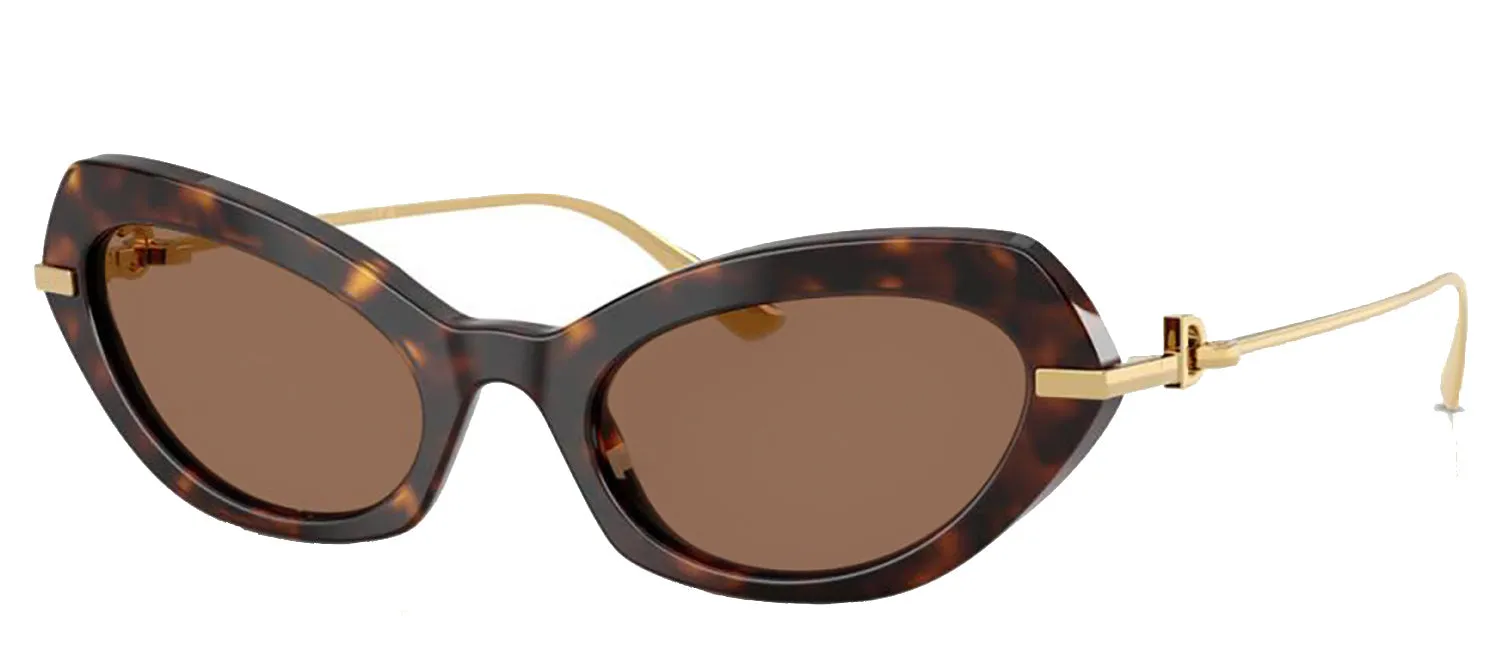 DOLCE & GABBANA DG 4473 502/73 Butterfly Havana Acetate Sunglasses with Dark Brown Lens sold by Gaffos product image thumbnail 2